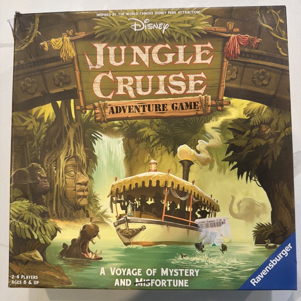 Disney Jungle Cruise Adventure Game Ravensburger Family‎ Fun 8 and up